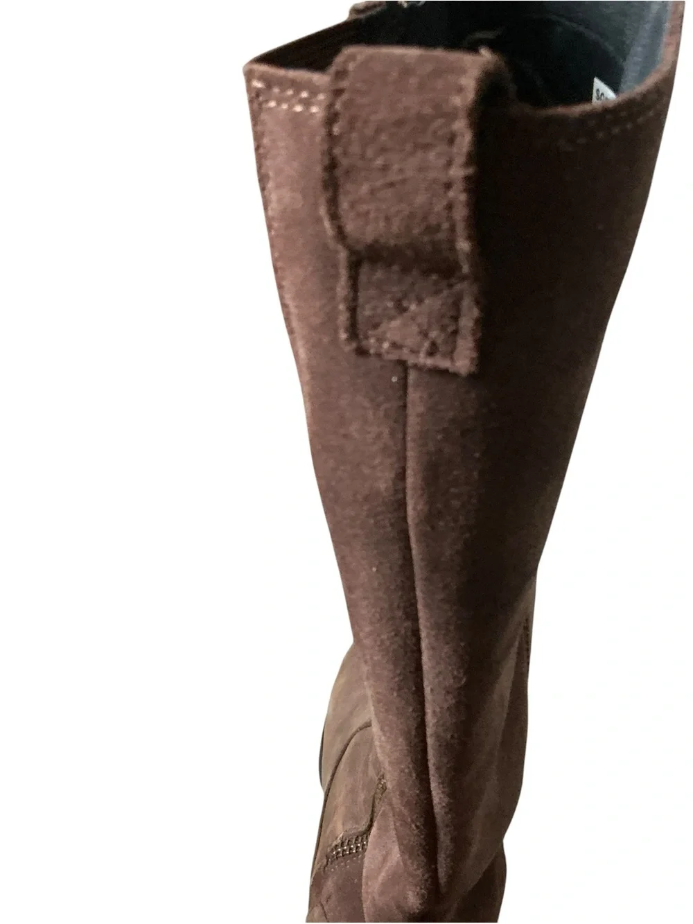 Sorel women’s Emelie tall equestrian riding boots brown waterproof leather sz 8